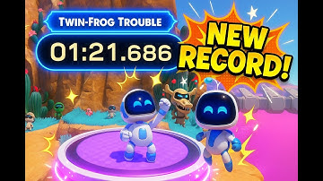 Fastest Twin-Frog Finish?! 🐸 Astro Bot PS5 pro