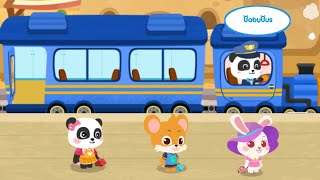 kereta api panda pengangkut penumpang 2023 | baby bus bahasa indonesia | TV ANAK KITA