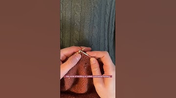 3 different styles of knitting! (This isn’t even close to all of them!) #knitting #slowfashion #yarn