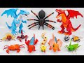 Toy asmr🐝Remote Control Animals:Ice Dragon -Snake - Grasshopper Insect Toys Playset ASMR🐍No talking