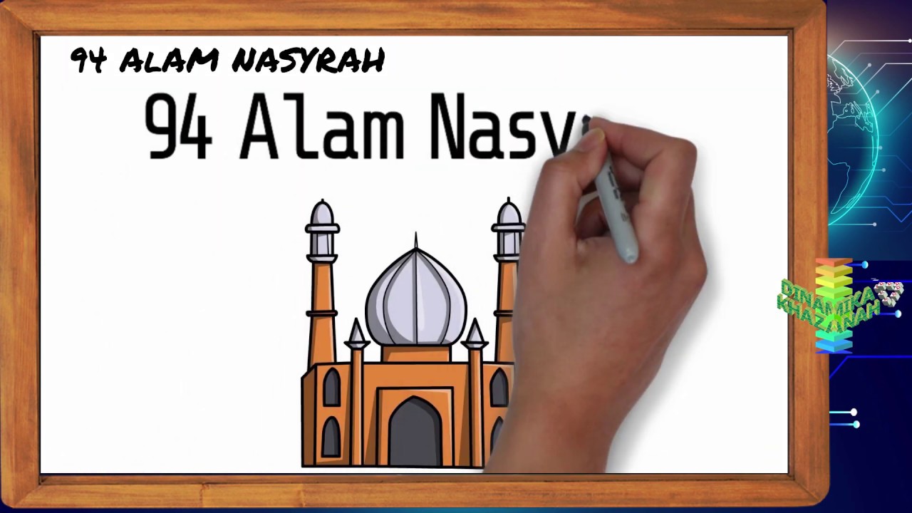  Surat  94 Alam Nasyrah Khusyu bacaan Whiteboard Al  Qur  