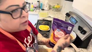 Making my famous cheesy enchiladas 