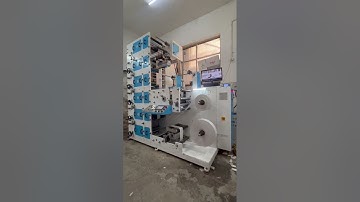 5 colour tower Flexo Printing Machine - high speed pharma label printing