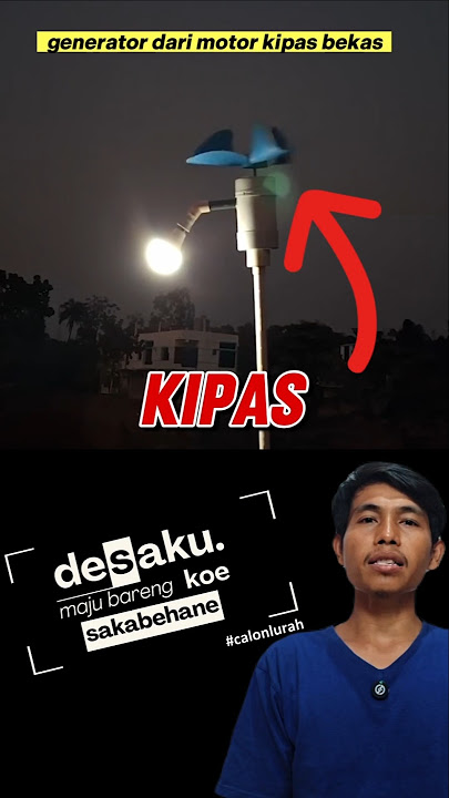 generator dari motor kipas bekas #motor #bekas #kipas