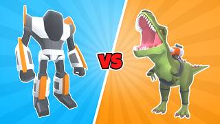 Robot VS -Trex, Siapa Yang Menang? Mechangelion Robot Fighting