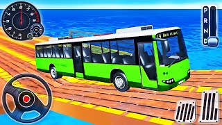 Impossible Bus Stunt Driving 2020 - Mega Ramp Racing Driving Simulator - Android GamePlay #2