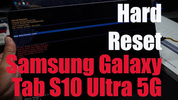 How To Hard Reset Samsung Galaxy Tab S10 Ultra 5G