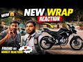 New wrap reaction 😍 || Xtreme 125R new rap ❤️ || op hai bhai
