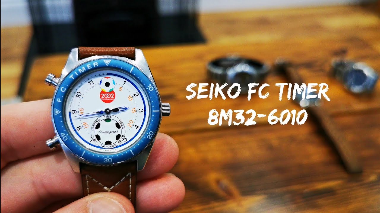 Seiko FC Timer 8M32-6010 - YouTube
