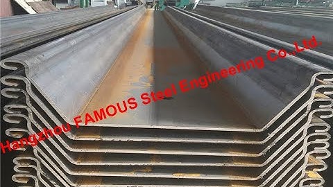 China Cold Formed Fabricated Steel Sheet Pile