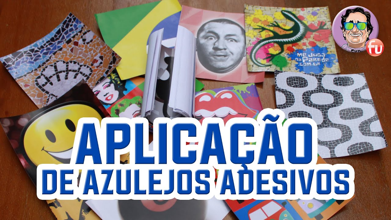 Me joga na parede aplicação de azulejos adesivos youtube Azulejos adesive
