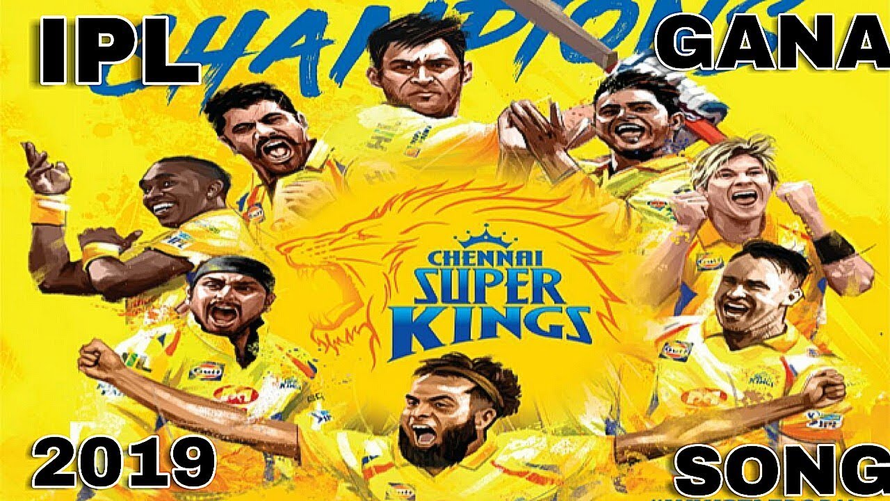 IPL 2019  CHENNAI SUPER KINGS CSK  TAMIL GANA SONG  GANA GOPI