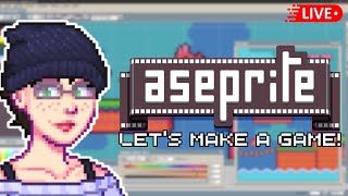 Pixel art is a JOURNEY | Let's make a game??