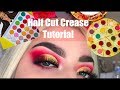 Red & Gold | How to do a Half Cut Crease | Glamlite Pizza Palette