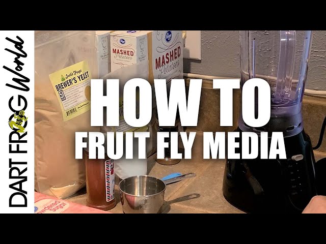 How to make Fruit Fly Media - Dry Mix 