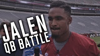 Watch Jalen Hurts Speak About The Alabama Quarterback Controversy
