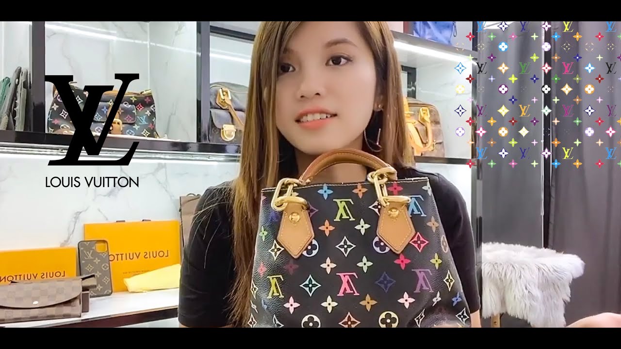 Louis Vuitton Audra Handbag Monogram Multicolor