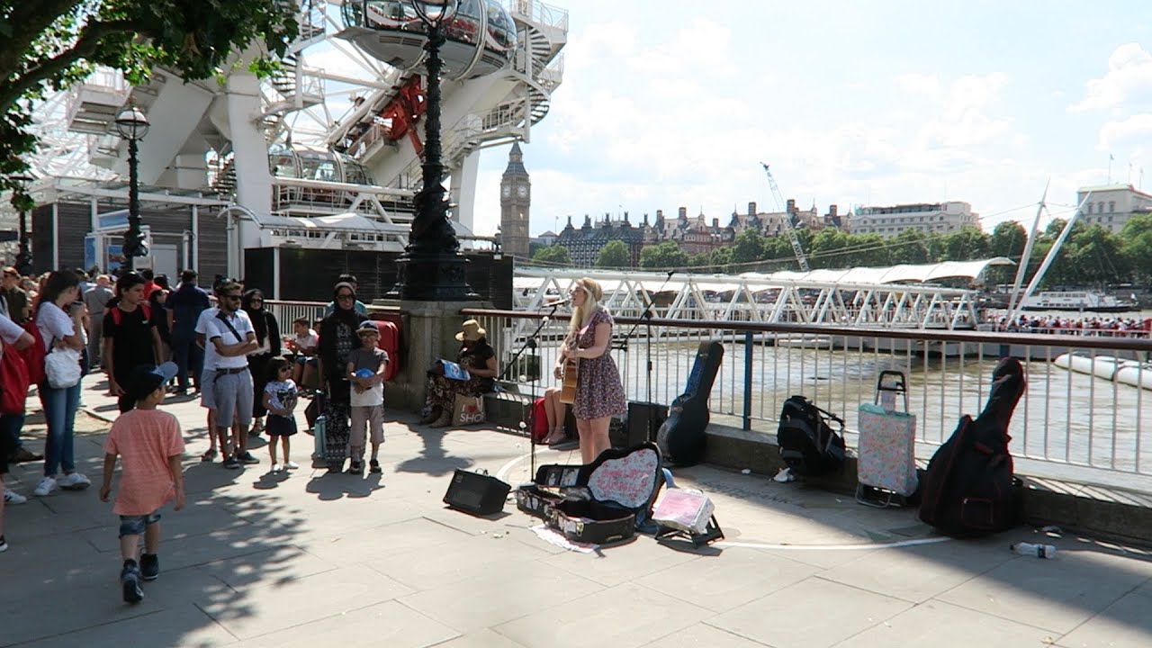 Best London Buskers Busking and Amazing Street Performers Performing at Busk in London