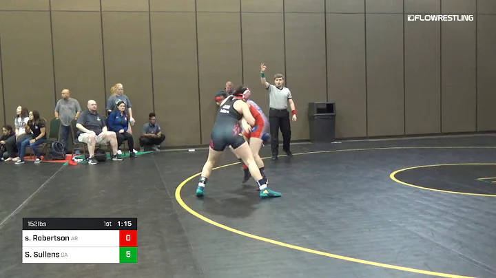 152 Lbs Semifinal Suravieve Robertson Team Arkansa...