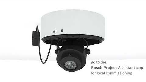 Bosch Security - FLEXIDOME 5100i cameras - Smart design for ease of installation and commissioning