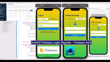 SwiftUI Firebase Login Register - Firebase Auth