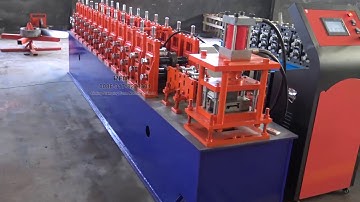 Roller shutter door roll forming machine with Chinese knot