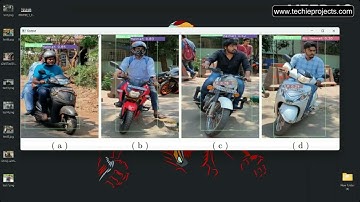 Helmet and Number Plate Recognition and Sent Challan on Mail | Best Python Projects 2025
