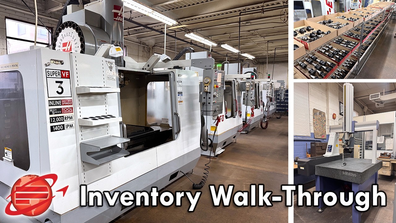 Inventory Walk-Through | Owner Retiring - Well Maintained HAAS Machine ...