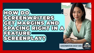 How Do Screenwriters Get Margins And Spacing Right In A Feature Screenplay?