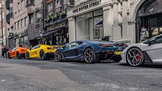 4 LAMBORGHINI REVUELTO'S TAKING OVER LONDON! FULL WALK AROUND