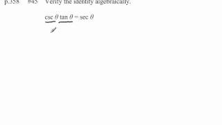 pre calculus chapter 5 p 358 45