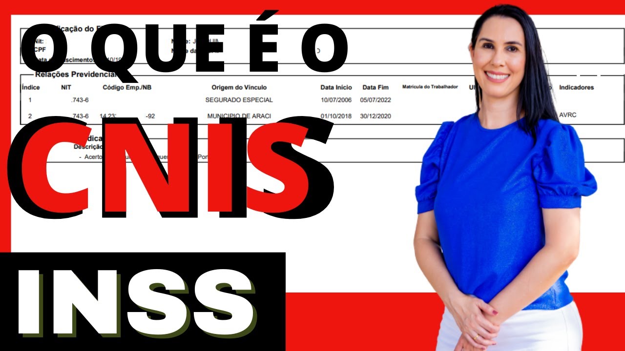 O que é o CNIS E como analisar este documento do INSS - YouTube