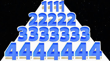 Numbers Run vs Numbers Run 3D - All Level Gameplay (NOOB vs PRO vs HACKER) Math Games 