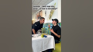 When the Server Asks “How Is Everything” | #shortsvideo #shortsfeed #shorts #short #shortfeed