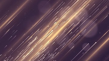 Looped golden lines with bokeh, motion background / LOOP / 4K