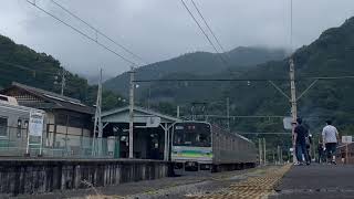 秩父鉄道7800系 7801編成 三峰口発車