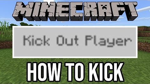 How To Kick People In Minecraft (PS4/PE/Xbox/Bedrock)