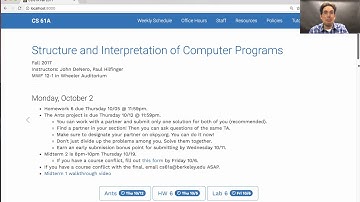 61A Fall 2017 Lecture 16 Video 1