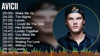 Avicii 2024 MIX Grandes Exitos - Wake Me Up, The Nights, Levels, I Could Be The One