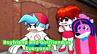 Princess Sword Heart Reacts to Friday Night Funkin' Animation Boyfriend & Girlfriend VS Everyone