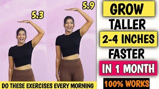 Grow Taller 24 inches Faster in 1 Month | Height Boosting Exercises | Grow Taller |Fitness Journey