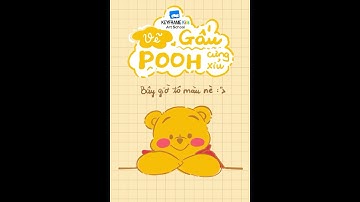 Vẽ gấu Pooh tuôi thơ cute cưng xỉu | Bé học vẽ trên Ipad | Keyframe Kids