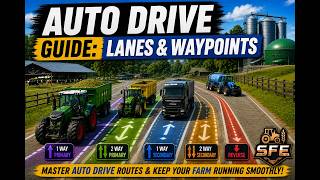 Auto Drive Guide: Lanes & Waypoints