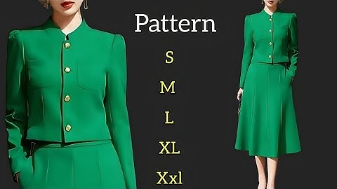 DIY Crop Jacket & 8-Panel Skirt | Easy Pattern Making Tutorial