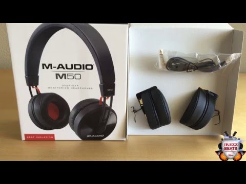 M-Audio M50 Headphones Unboxing and Review