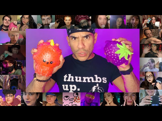 ASMR 4 hours of Fast, Aggressive & Unpredictable Triggers | Blissful Zen ASMR & Friends (P.2)