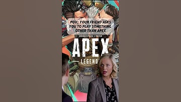 When your friends ask you to play anything other than Apex... #apex #apexlegends
