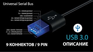 Что такое ЮСБ - USB? Разница между портов USB 2.O и USB 3.0 и распиновка и меры цифровых данных