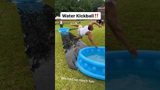 Ever play Water Kickball before⁉️#funny #summer #fun #silly #live #love #laugh #happy #comedy #jokes