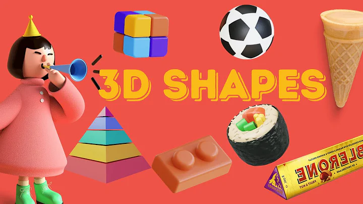 Learn 3D Shapes and Attributes: Faces, Vertices and Edges | Kids geometry